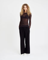 Hype The Detail Mesh Blouse 3-300-14-89 Col. Brun