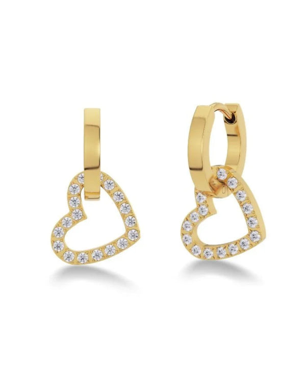 EDBLAD Eternal Heart Earrings Guld