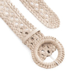 DEPECHE Waist Belt 16062 Col. Vanilla