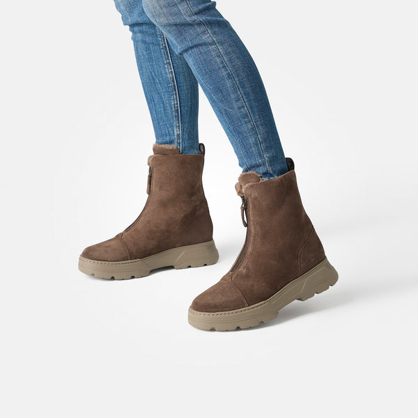 Paul Green Støvle Soft Suede Earth 8243-00x Brun