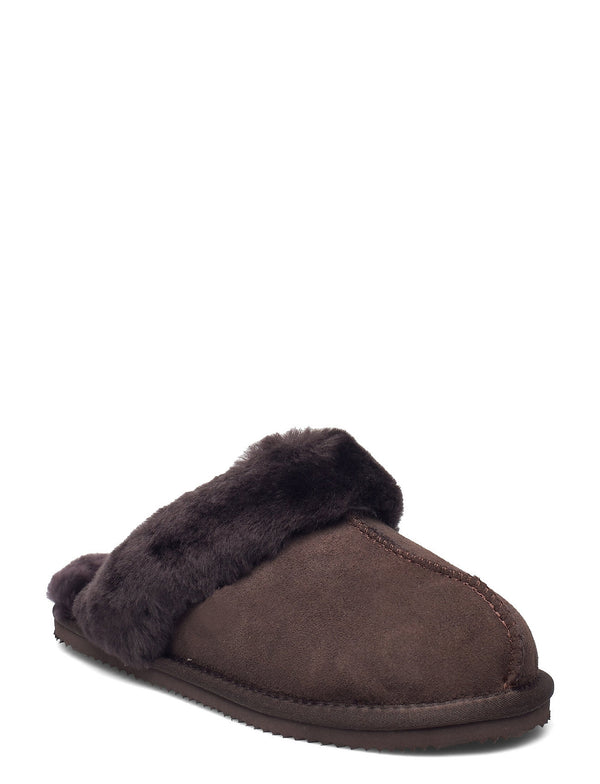 Rosemunde RHSydney Shearling Reversed Slippers H0243 Col. Coffee Brown 898