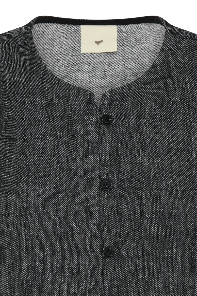 Heartmade Berisa Vest  HM1073 Col.  Slate Black