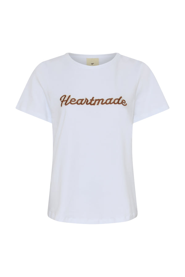 Heartmade Efia logo T-Shirt HM1166 Col. Hvid 01