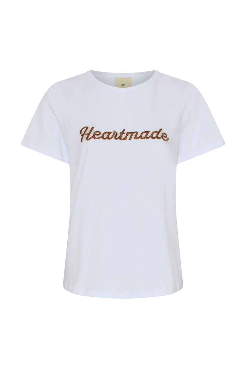 Heartmade Efia logo T-Shirt HM1166 Col. Hvid 01