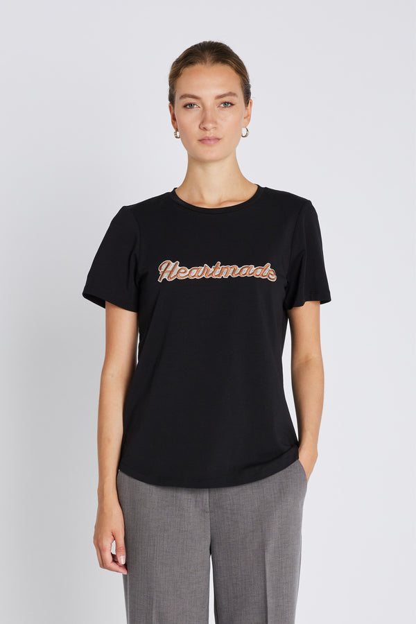 Heartmade Efia Logo T-Shirt HM1166 Col. Black 30