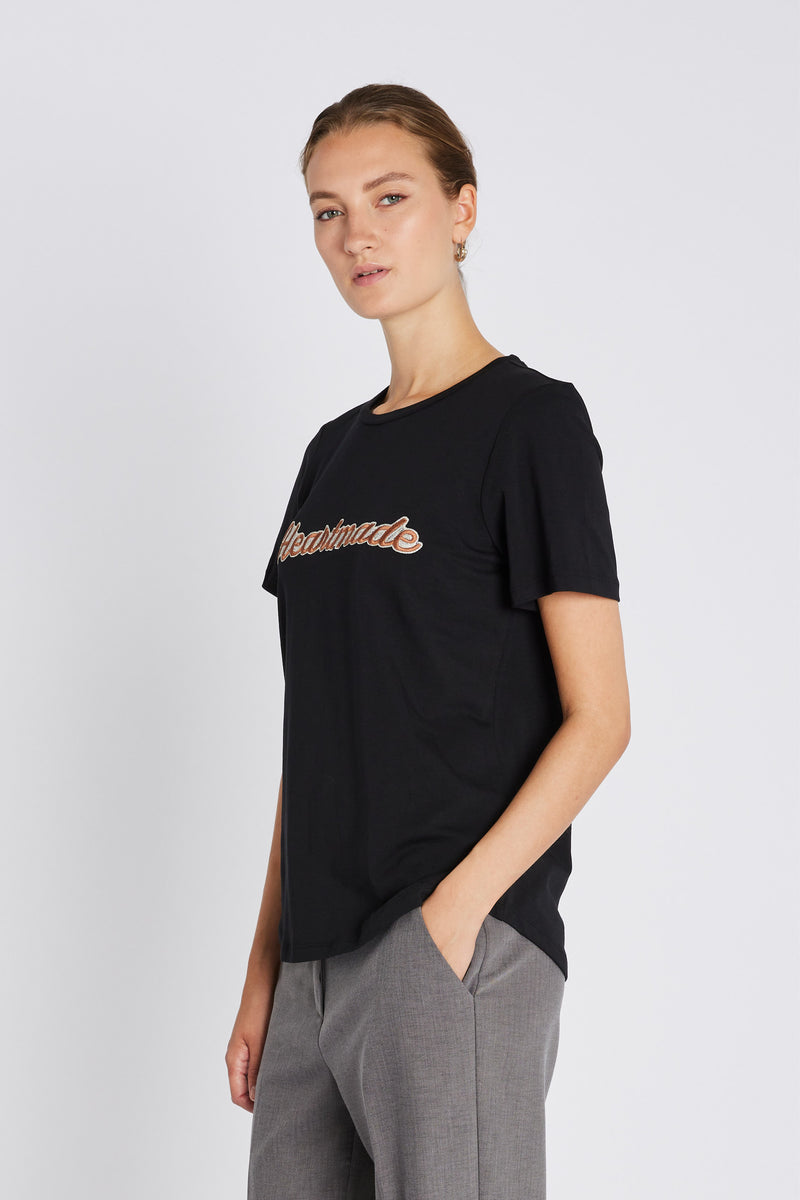 Heartmade Efia Logo T-Shirt HM1166 Col. Black 30