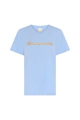 Heartmade Efia Logo T-shirt HM1166 Col. Dusty blue