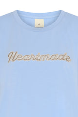 Heartmade Efia Logo T-shirt HM1166 Col. Dusty blue