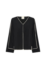 Heartmade Mabia Blouse HM1179 Col. Black