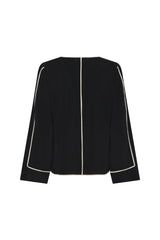 Heartmade Mabia Blouse HM1179 Col. Black