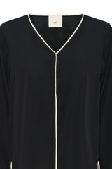 Heartmade Mabia Blouse HM1179 Col. Black