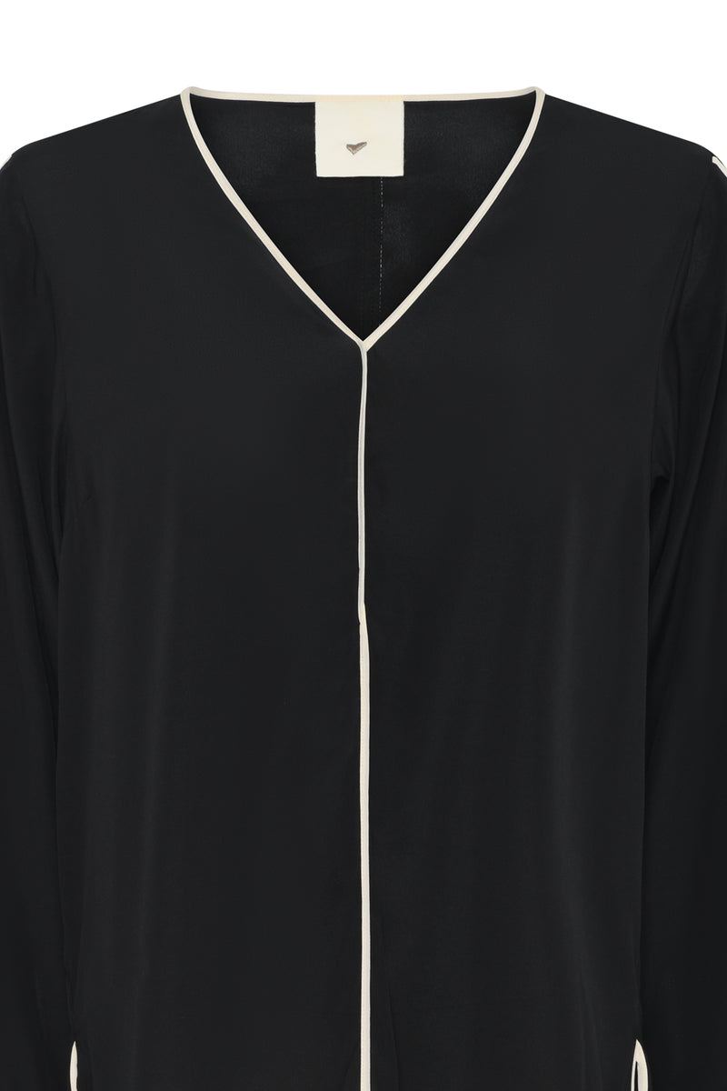 Heartmade Mabia Blouse HM1179 Col. Black