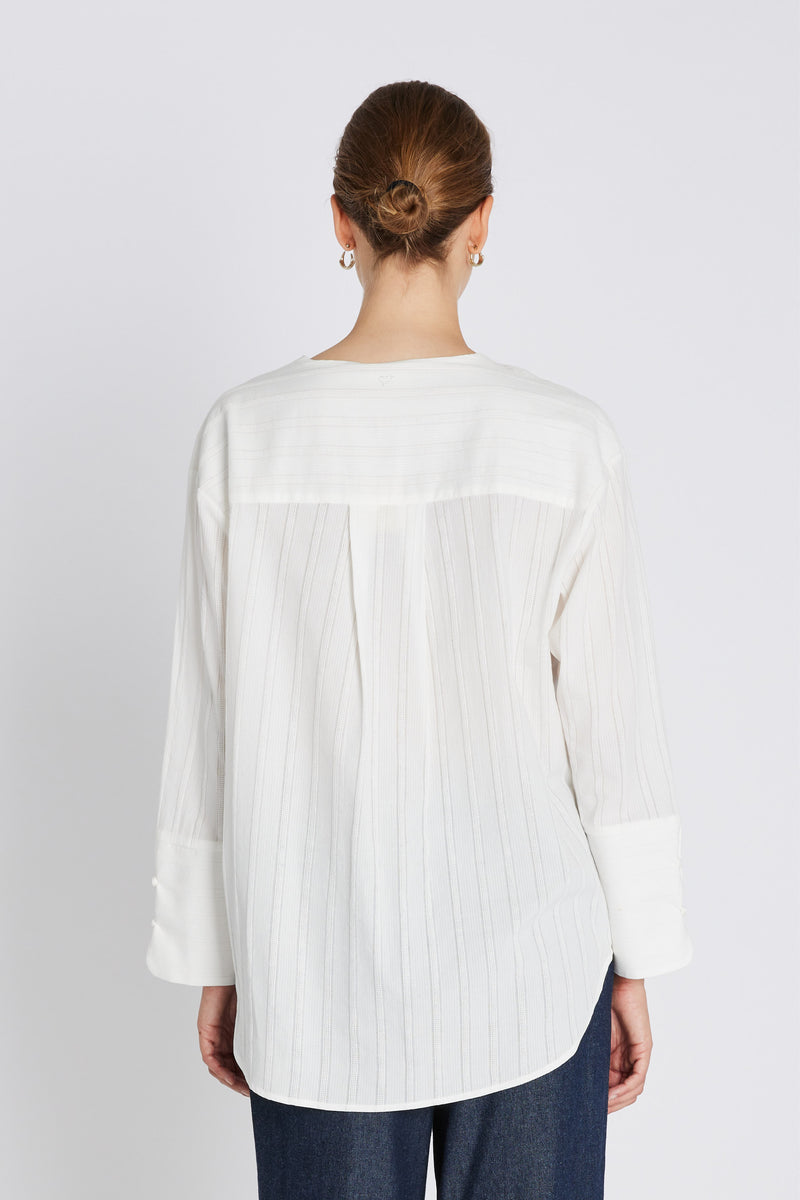 Heartmade Metan Shirt HM1198 Col. Bellini White