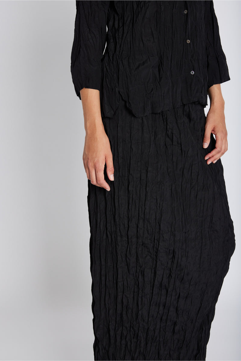Heartmade Sican Maxi Skirt HM1205 Col. Black 900