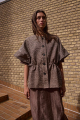 Heartmade Binta cape HM1278 Col. Walnut