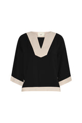 Heartmade bluse Tarik Shirt sort