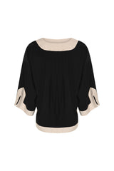 Heartmade bluse Tarik Shirt sort