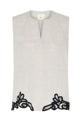 Heartmade Teni Blouse HM1466 Col. Natural