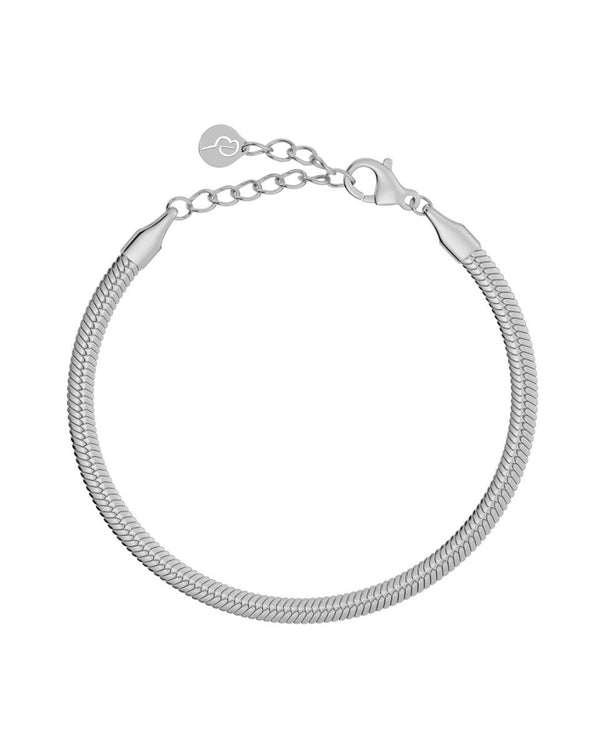 EDBLAD Herringbone Bracelet Sølv
