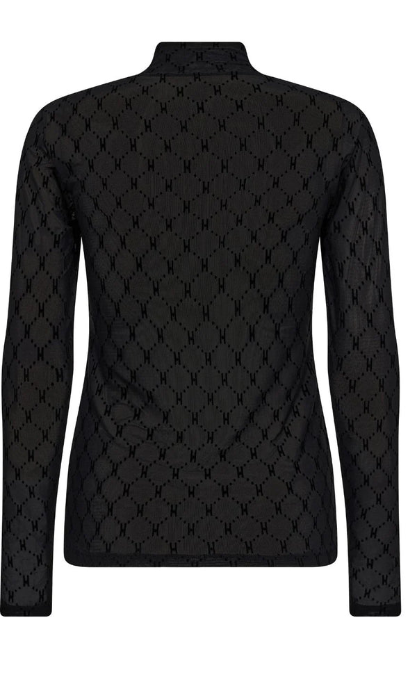 Hype The Detail Mesh Turtel Neck 3-315-14-9 Sort