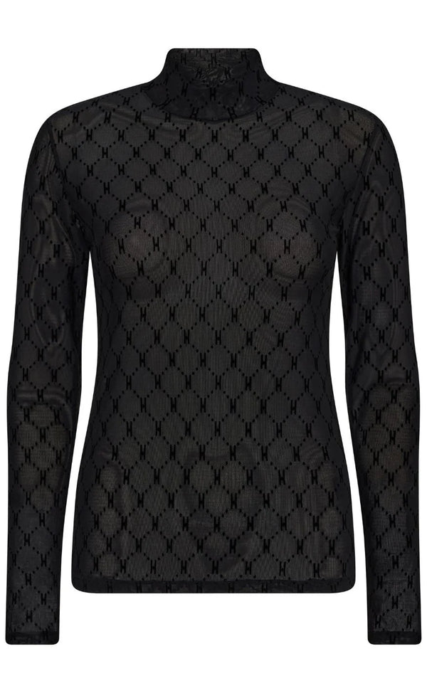 Hype The Detail Mesh Turtel Neck 3-315-14-9 Sort