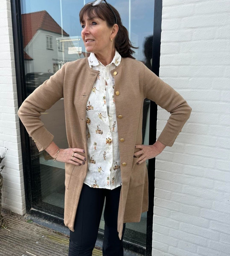 Stenstrøm Strik Cardigan Astrid 450151 Sand 210