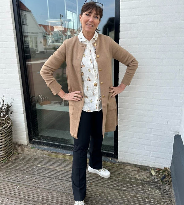 Stenstrøm Strik Cardigan Astrid 450151 Sand 210