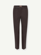 Gustav Skindbukser Garth 7/8 Leather long Pants 62018 6873 Col. Brun72981