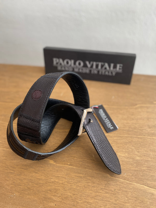 Paolo Vitale bælte Firben 1021915/366 sort