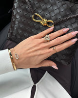 EDBLAD Infinity Knot Sparkle Ring Guld