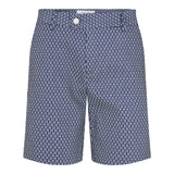 Pieszak Shorts Gigi Jacquard Amazing Texture Navy