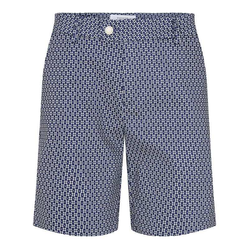 Pieszak Shorts Gigi Jacquard Amazing Texture Navy