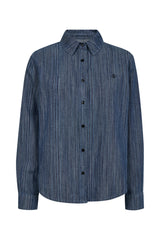 Pieszak Becca Shirt Wash Atlantic Denim Stripe J234924 Col. Denim Blue 51
