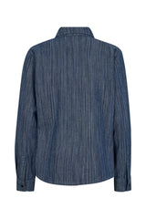 Pieszak Becca Shirt Wash Atlantic Denim Stripe J234924 Col. Denim Blue 51