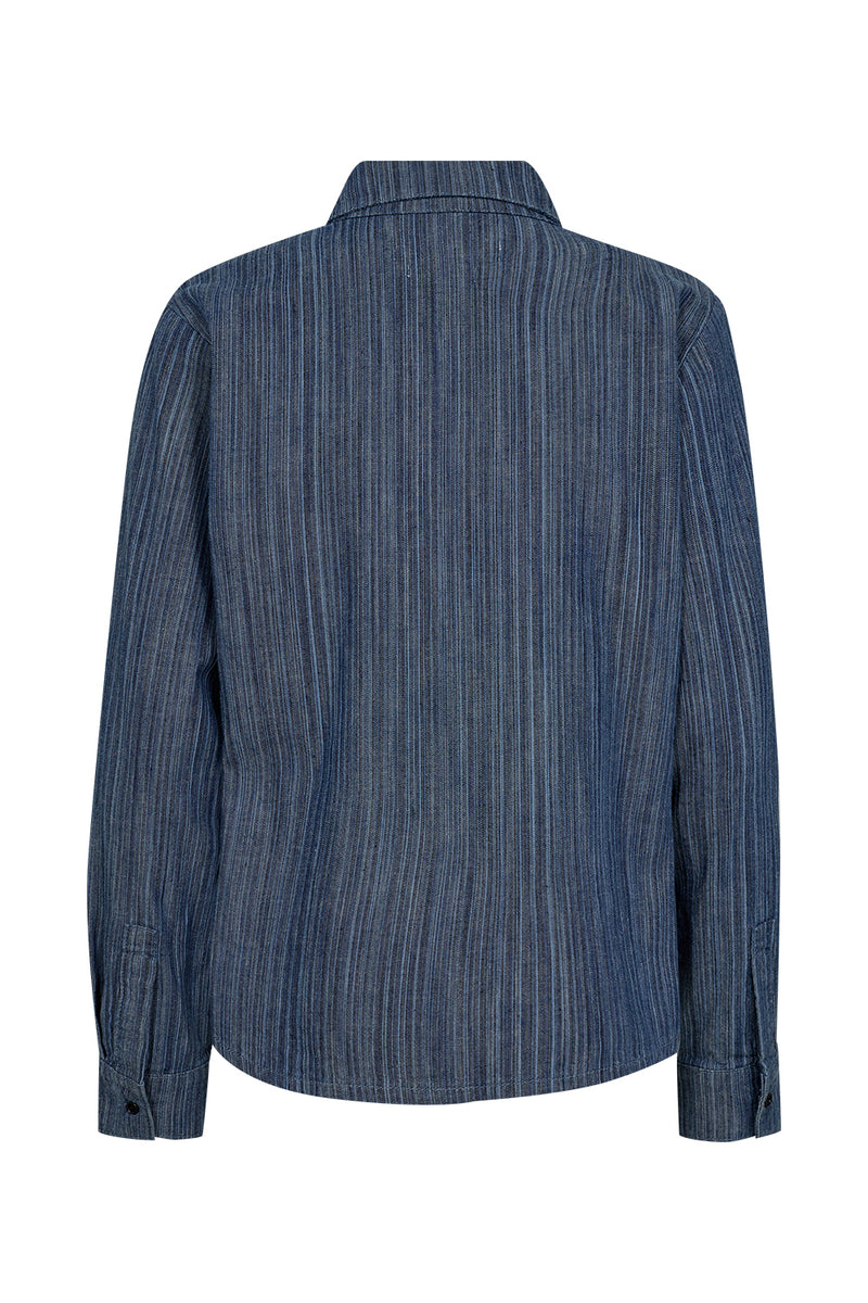 Pieszak Becca Shirt Wash Atlantic Denim Stripe J234924 Col. Denim Blue 51