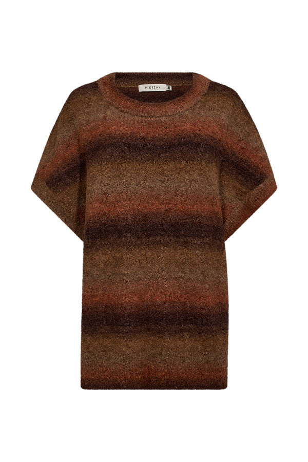 Pieszak New Dew Oversize ss knit J235080 Col. Brown