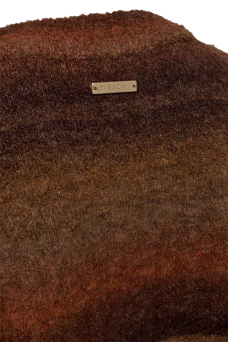 Pieszak New Dew Oversize ss knit J235080 Col. Brown