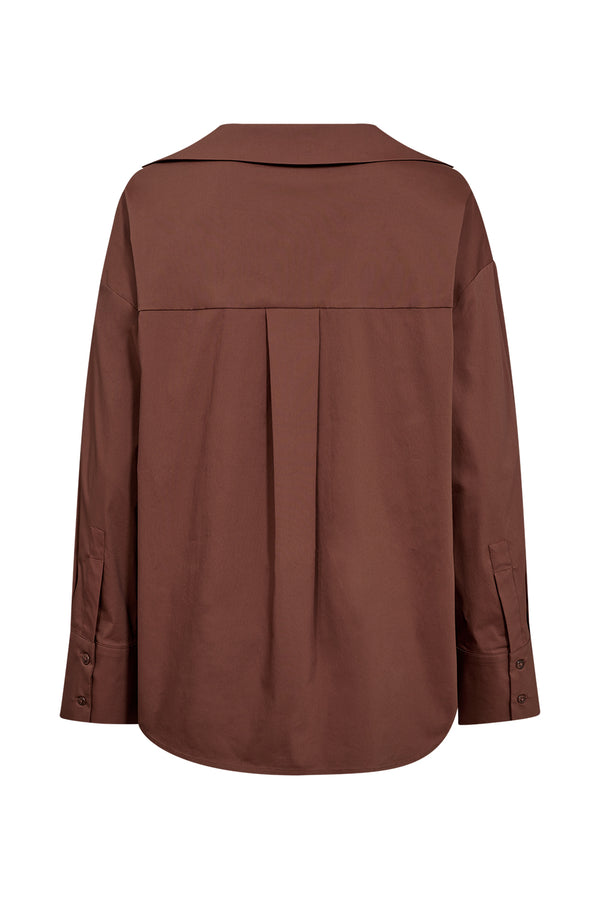 Pieszak Nyla Poplin Shirt J235091 Col. Warm Brown