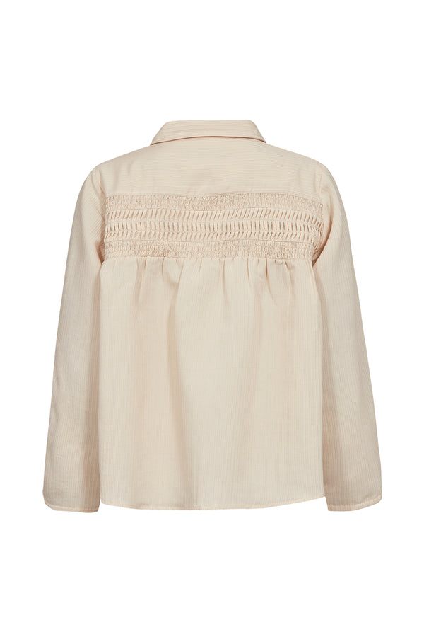 Pieszak PD-Cassandra New Pintuck Velvet Shirt J235133 Col. Champagne