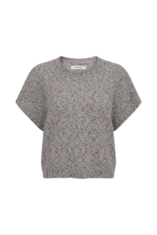 Pieszak PD-Marian Batwing Confetti Knit J235157 Col. Blue Mist