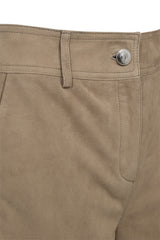 Pieszak Asta French Suede Bermuda Col.Lead Brown