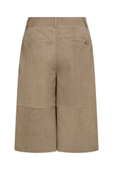 Pieszak Asta French Suede Bermuda Col.Lead Brown