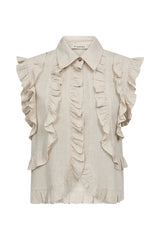 Pieszak Miles Flounce Top Col. Oyster white melang