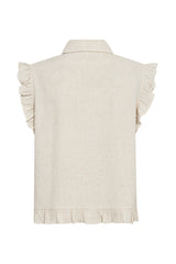 Pieszak Miles Flounce Top Col. Oyster white melang