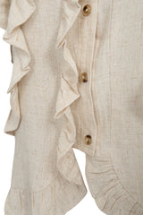 Pieszak Miles Flounce Top Col. Oyster white melang