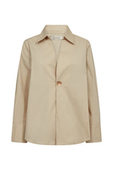 Pieszak Tulip Poplin Button Shirt Col.Oyster white