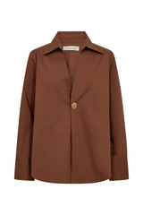 Pieszak Tulip Poplin Button Shirt Col.Toffee