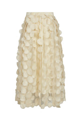 Pieszak Donna Dot Skirt J235371 Col. Oyster white
