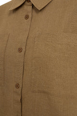 Pieszak Fie Glam Shirt J235375 Col. Lead Brown