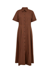 Pieszak Tulip Poplin Maxidress Col. Toffee